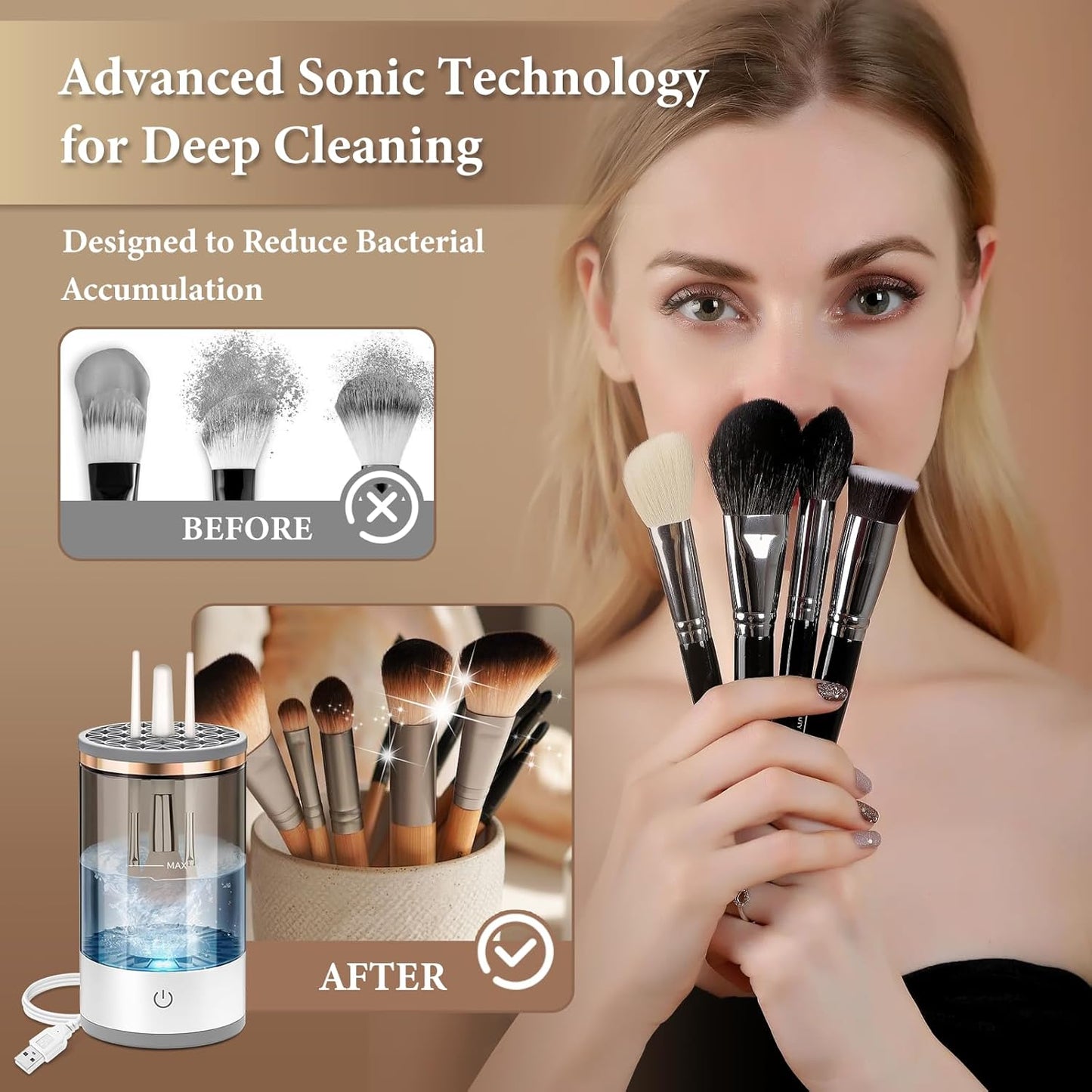 Electric Makeup Brush Cleaner - Tradeversee