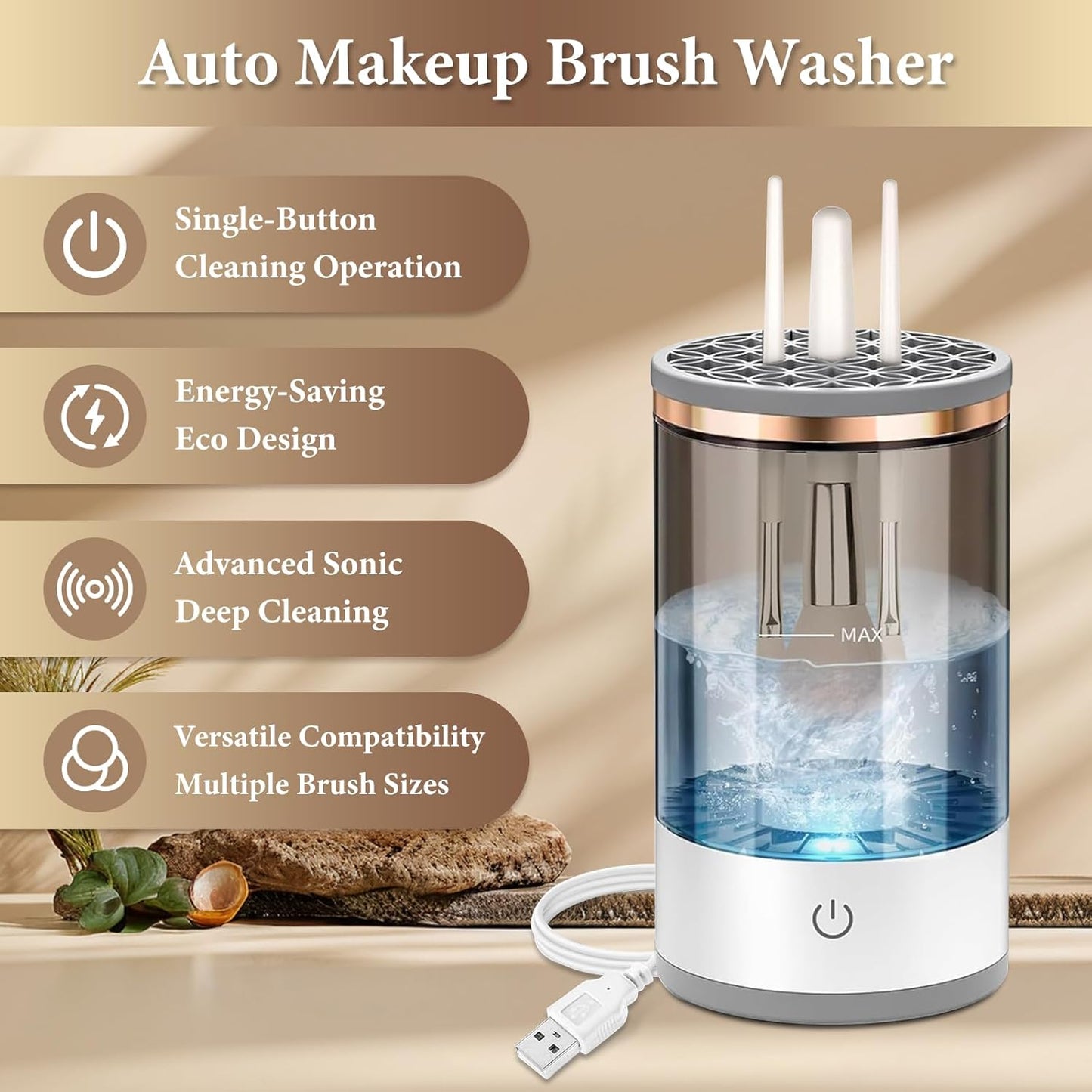 Electric Makeup Brush Cleaner - Tradeversee