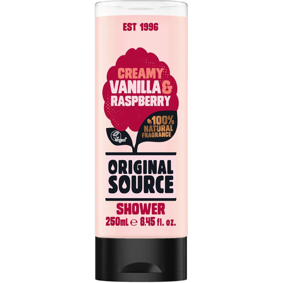 Original Source Vanilla Milk and Raspberry Shower Gel, 250ml - Tradeversee