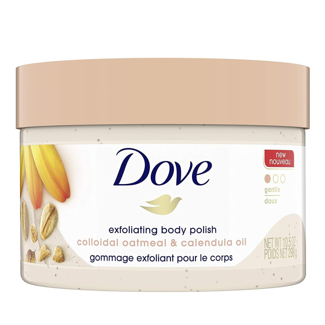 Dove Exfoliating Body Polish Scrub Oatmeal & Calendula Oil 298g