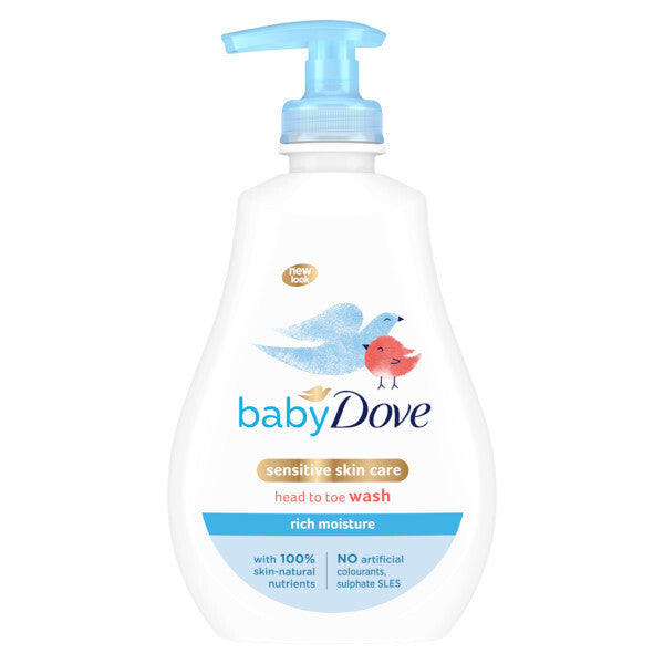 Dove body wash head to toe sensitive 200ml