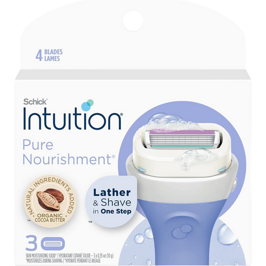 Intuition Schick  Pure Nourishment Razor Refill Cartridges