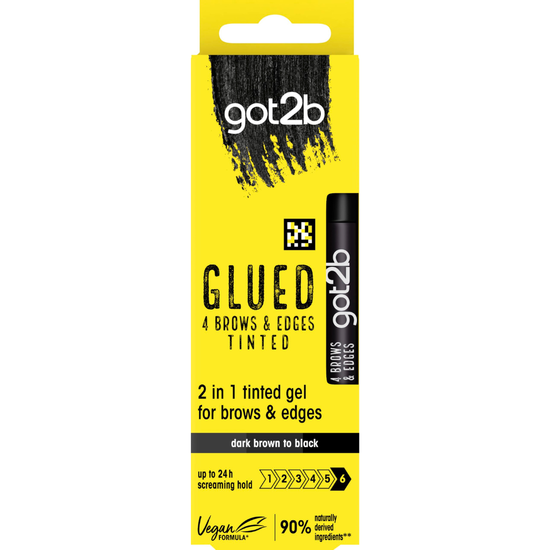 Got2B Glued Brows Edges Tint Black 16ml